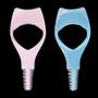 Imagem de Honbay 4PCS 3 em 1 plástico cílios ferramenta rímel aplicador cílios guia cílios pente ferramenta de maquiagem, rosa e azul