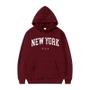 Imagem de Hoodie Unissex com Estampa de Nova York - Moletom Casual Solto Estilo Harajuku