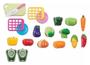 Imagem de Hortifrúti Legumes De Brinquedo Com Crec 18 Peças - Braskit