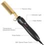Imagem de Hot Comb Wet Dry Hair Use Cabelo Curling Iron Straightener Eco-friendly Elétrico