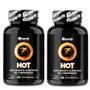 Imagem de Hot Termogênico 60 Cápsulas Growth Supplements Kit 2 Potes