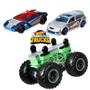 Imagem de Hot Wheels 2 Carrinhos + Monster Trucks Maker - Mattel GWW15