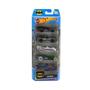 Imagem de Hot Wheels Batman Dc Cartela Com 5 Carrinhos Mattel Htv44