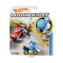 Imagem de Hot Wheels Mario Kart Light-Blue Yoshi Azul - Gbg35 - Mattel