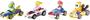 Imagem de Hot Wheels Mario Kart Vehicle 4-Pack, Conjunto de 4 personagens favoritos dos fãs inclui 1 modelo exclusivo, presente colecionável para crianças &amp fãs idades 3 anos de idade &amp up