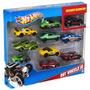 Imagem de Hot Wheels Mattel Kit 10 Carrinhos Sortidos Miniatura Carros