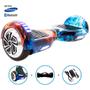 Imagem de Hoverboard 6,5" Fogo e Gelo Marca HoverboardX USA Bateria Samsung e Speaker Bluetooth Smart Balance Acompanha Bolsa