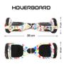Imagem de Hoverboard 6,5 Grafite Hoverboard Scooter Elétrico com Som
