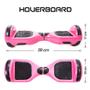 Imagem de Hoverboard 6,5 Polegadas Rosa Hoverboard Scooter Elétrico