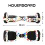 Imagem de Hoverboard Bluetooth 6,5 Polegadas Grafite Hoverboard