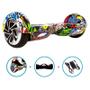 Imagem de Hoverboard Skate Elétrico 6.5 Polegadas Com LED Bluetooth Integrado E Bolsa De Proteção Diversas Cores Brinovar