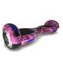 Imagem de Hoverboard Skate Elétrico 6.5 Roxo estrelar Led Bluetooth com bolsa de transporte 