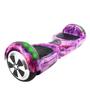 Imagem de Hoverboard Skate Elétrico 6.5 Roxo estrelar Led Bluetooth com bolsa de transporte 