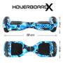 Imagem de Hoverboard Skate Elétrico 6,5 Azul Militar Hoverboardx Barato Bluetooth
