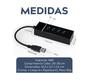 Imagem de Hub 4 Portas 5 Gbps Usb 3.0 Cabo Alta Velocidade