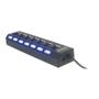 Imagem de Hub 7 Portas Usb 2.0 Com Led E Interruptor Liga E Desliga