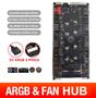 Imagem de Hub ARGB 5V 3 Pinos Multi Fans 3 e 4 Pinos até 8 Fans Molex