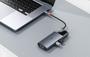 Imagem de HUB Baseus USB Metal Gleam Série II, Cinza Espacial, USB-C, HDMI, USB-A, 10 em 1