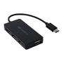 Imagem de Hub C3 Tech USB 2.0 4 Portas USB-USB C - HU-C200BK  - C3Tech