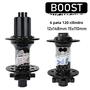 Imagem de Hub de Bike MTB 148mm Boost - 120 Cliques, 6 Garras, 32H/28H, Micro Spline e Freio a Disco