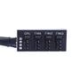 Imagem de Hub de Resfriamento para PC com 4 Portas PWM - Splitter de 4pinos (1 Fêmea para 4 Machos)