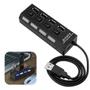 Imagem de Hub De Usb 4 Portas Régua Extensão Switch Para Pc Notebook e Celular Pendrive Mouse Teclado Adaptador