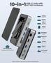 Imagem de HUB Dock Station 10 em 1 USB-C 10Gbps com SSD M.2 - ORICO