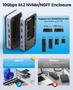 Imagem de HUB Dock Station 10 em 1 USB-C 10Gbps com SSD M.2 - ORICO