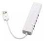Imagem de Hub Ethernet Rj45 Com 3 Portas Usb LE-4102