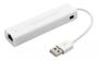 Imagem de Hub Ethernet Rj45 Com 3 Portas Usb LE-4102