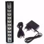 Imagem de Hub Usb 10 Portas 2.0 + Fonte Bivolt Desktop- Notebook High Speed