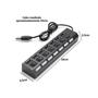 Hub Usb 2.0 Com 7 Portas Switch On/off E Led Indicador - Lehmox Imagem de Hub Usb 2.0 Com 7 Portas Switch On/off E Led Indicador - Lehmox