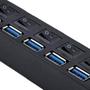 Imagem de Hub Usb 2.0 Com 7 Portas Switch On/Off E Led Indicador