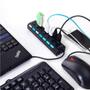 Imagem de Hub Usb 2.0 Com 7 Portas Switch On/Off E Led Indicador