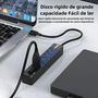 Imagem de Hub USB 2.0 Multiportas de Alta Velocidade - 3/6 Portas e Leitor de Cartões SD/TF