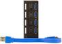 Imagem de Hub Usb 3.0 4 Portas 5.0 Gbps Hi-Speed Com Switch On/Off Led Indicador