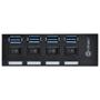 Imagem de Hub Usb 3.0 4 portas Com Interruptor Huv-50 - Vinik