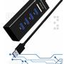 Imagem de Hub Usb 3.0 alta velocidade 5Gbps Expansor Portas Entradas