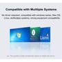 Imagem de Hub Usb 3.0 Cabo Extensor 3 Usb 1 Tipo C Cinza Rápido High Conectores de Saída