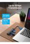 Imagem de Hub Usb 3.0 Com 4 Portas 5gbps E Micro Usb Auxiliar Vention