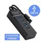 Imagem de Hub Usb 3.0 Extensor 4 Portas Alta Velocide Pen Drive Mouse