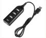 Imagem de Hub USB 4 Portas 2.0 Carregador Alta Velocidade PC Notebook