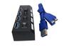 Imagem de Hub Usb 4 Portas 3.0 Alta Velocidade Com Switch E Led LE-4052