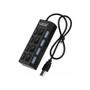Imagem de Hub USB 4 Portas Switch On/Off de Led