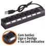 Imagem de HUB USB 7 Portas 2.0  Conecte tudo o que precisar!