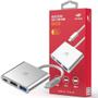 Imagem de Hub Usb-C 3.0, Com 3 Portas, Hdmi 4K 30Hz Hu-D10Si, C3Tech