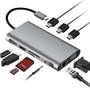 Imagem de Hub USB C 3.0 Docking Station 10 em 1 para Gigabit Ethernet