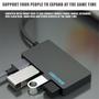 Imagem de Hub USB-C 4 Portas USB 3.0 de Alta Velocidade - Expansor para Desktop e Laptop