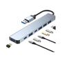Imagem de Hub USB-C 8 Portas com Leitor de Cartão SD/TF - Docking Station para Macbook Air e PC
