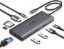 Imagem de Hub USB-C 9 em 1 Ugreen HDMI 4K, USB-A 3.2, Ethernet - Cinza